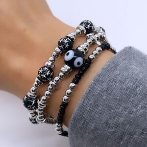 NWT Wool + Pepper Co S&B Bracelet Stack (3)